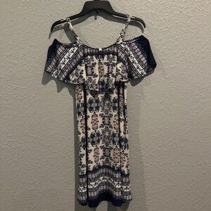 Off Shoulder Mid Length Dress - Size S